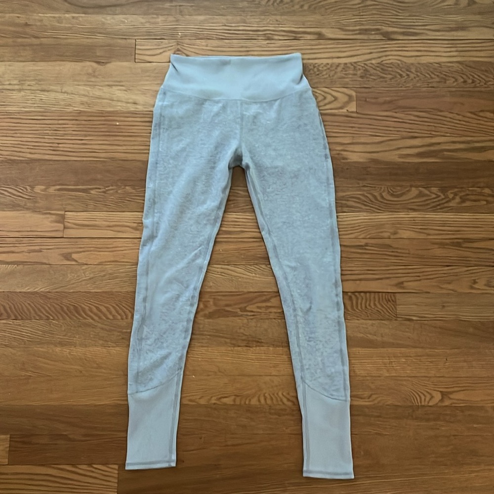 ALO Yoga Alosoft Heather Gray Leggings Pants Small
